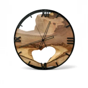 Strona główna 51 Zegar ścienny LOFT 50 cm – drewno orzech włoski